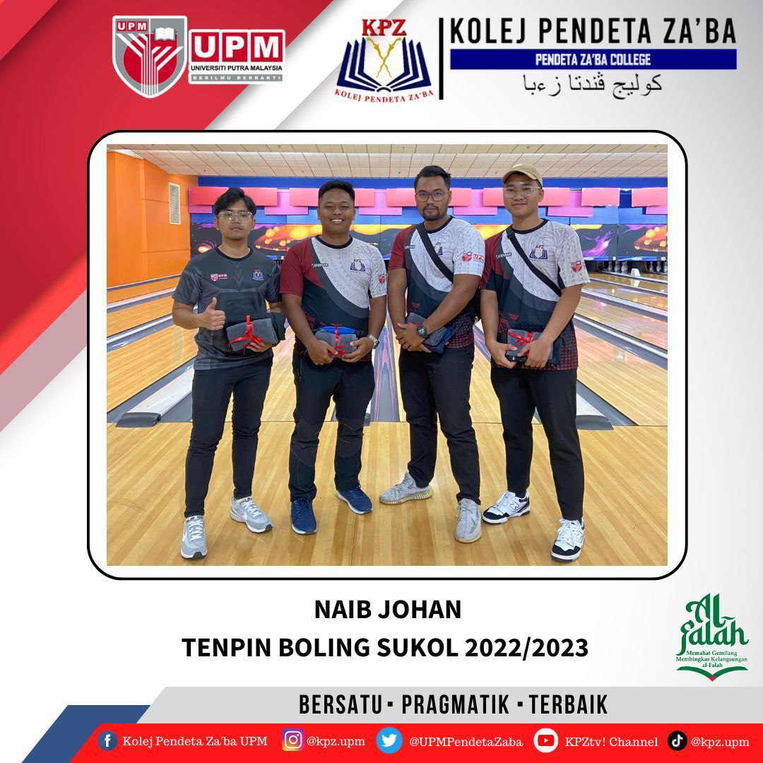 KPZ COLLEGE SPORTS GOT A SECOND PLACE SESSION 2022/2023 FOR TENPIN BOWLING EVENT